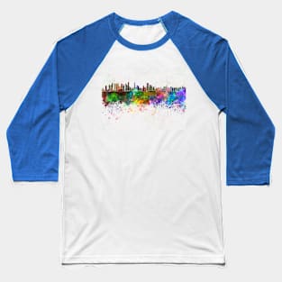 Belem skyline in watercolor background Baseball T-Shirt